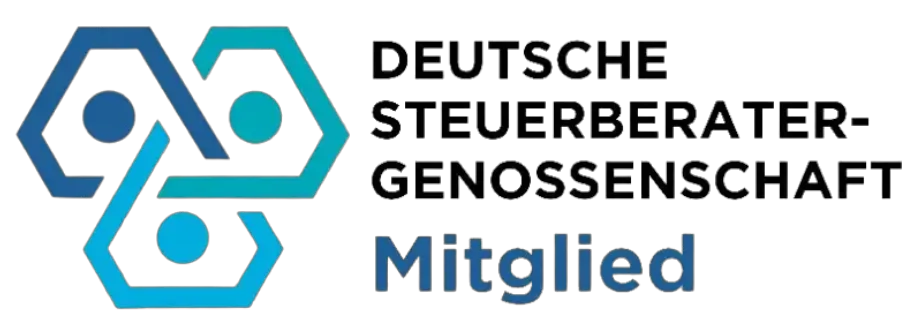 Logo der DEUSEG, Deutsche Steuerberatergenossenschaft, mit dem Zusatz 'Mitglied'.